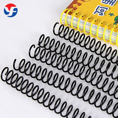 Qualität  Different Color Binding Book Coil Bind PVC Spiral Book Ring Round Plastic Binding Comb usine